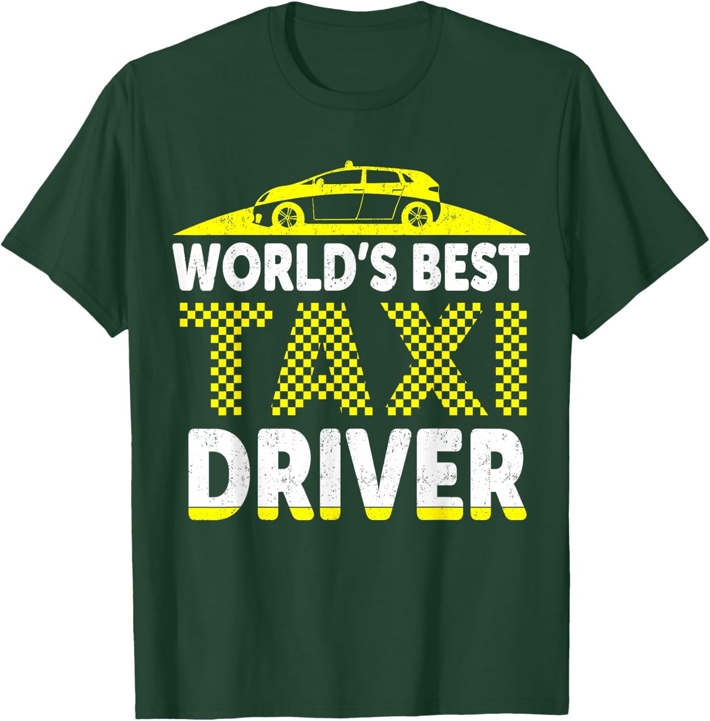 World's Best Taxi Driver , black, s T-Shirt - T-Shirt | Forest