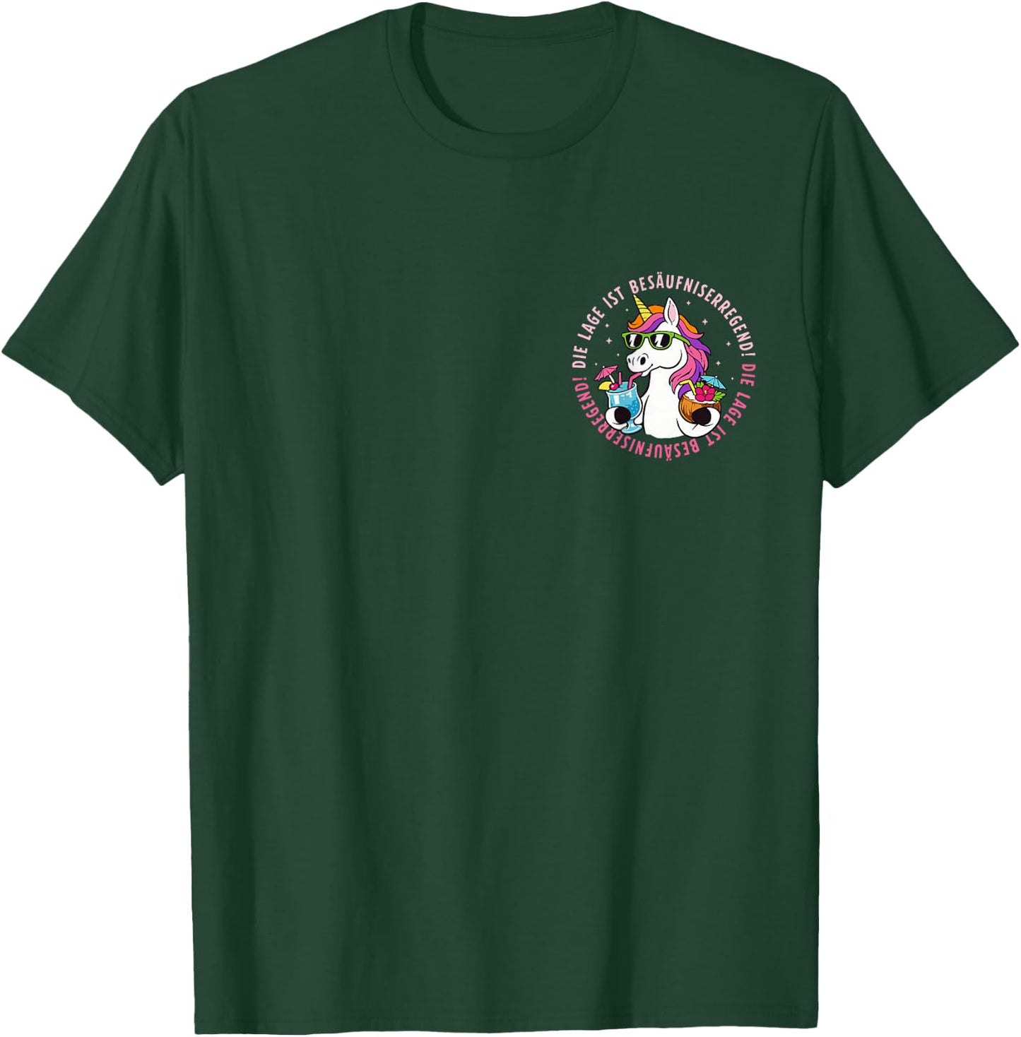 Witzig - Die Lage Ist Besäufniserregend, klein T-Shirt - T-Shirt | Forest