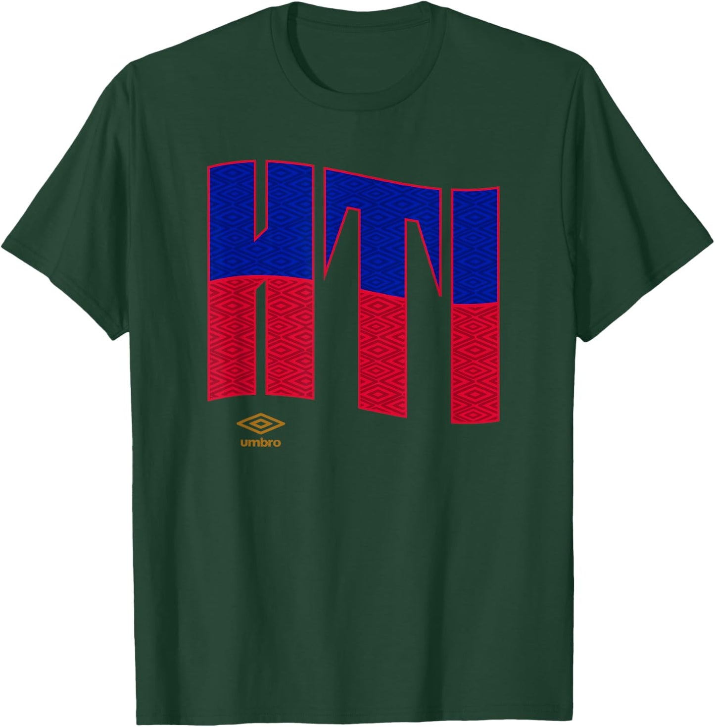 Umbro International Soccer Wavy Haiti Logo T-Shirt - T-Shirt | Forest