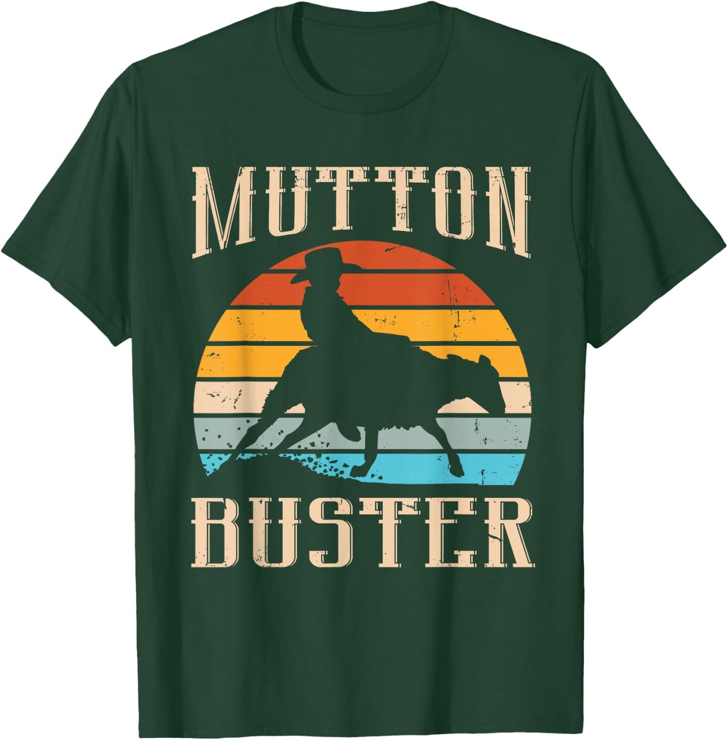 Mutton Buster Design for a Mutton Buster T-Shirt - T-Shirt | Forest