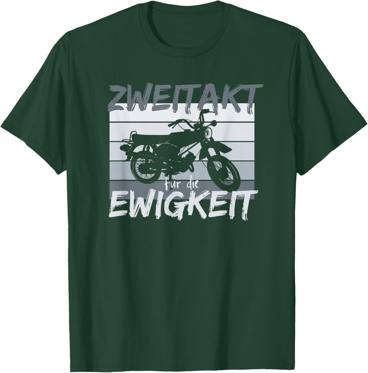 Zweitakt für die Ewigkeit Simson DDR Moped S51 Vintage T-Shirt - T-Shirt | Forest