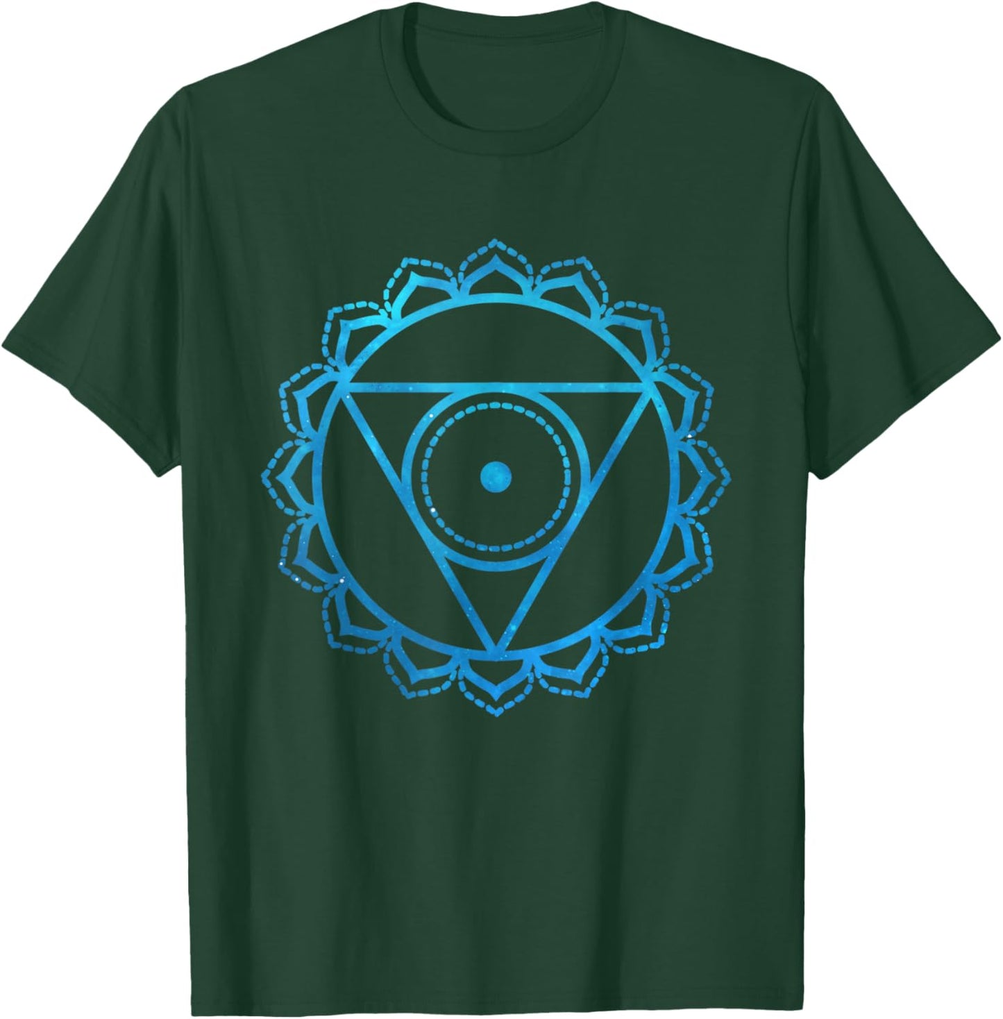 Throat Chakra Vishuddha 5th Chakra Yoga Gift T-Shirt - T-Shirt | Forest