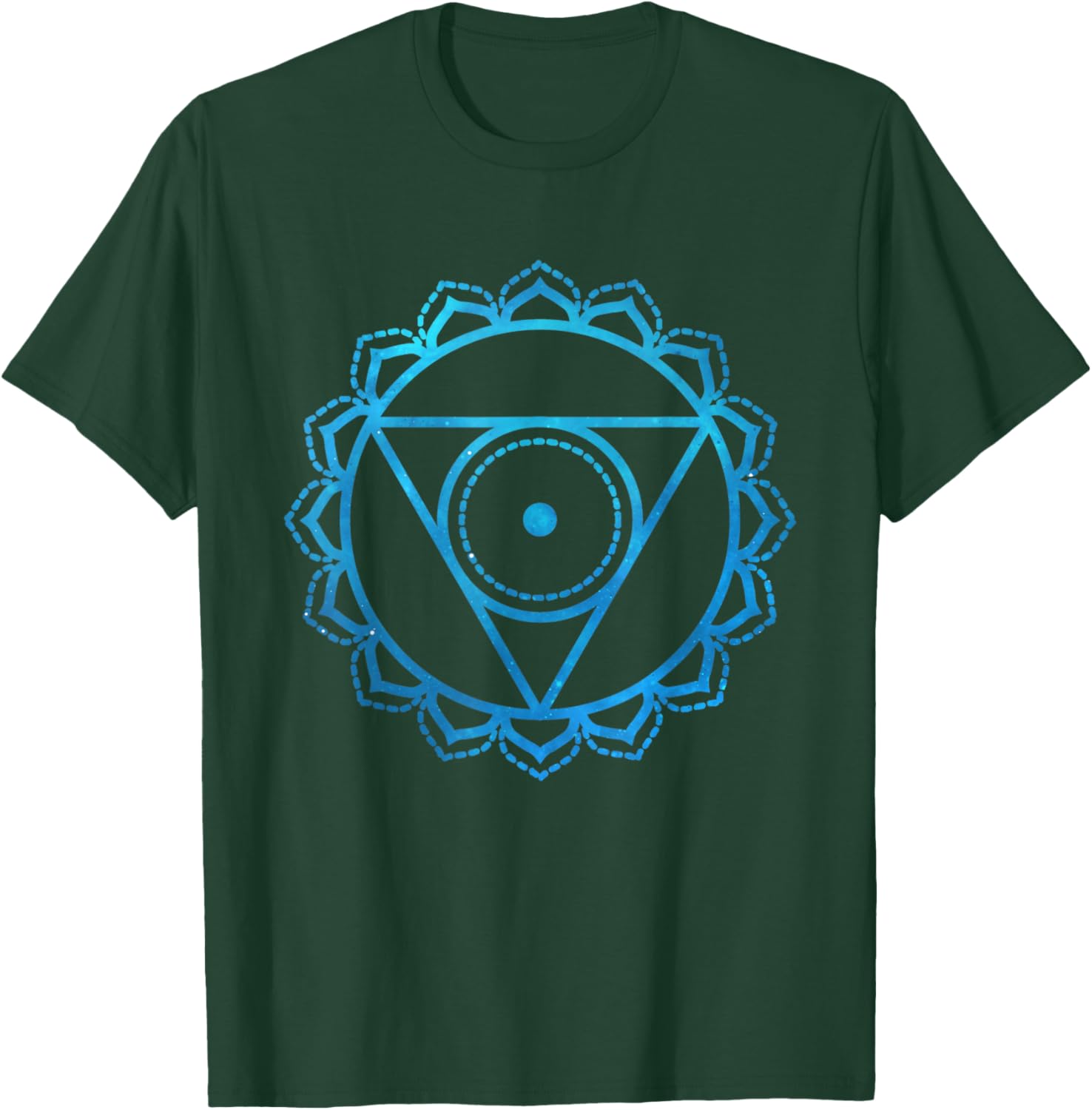 Throat Chakra Vishuddha 5th Chakra Yoga Gift T-Shirt - T-Shirt | Forest