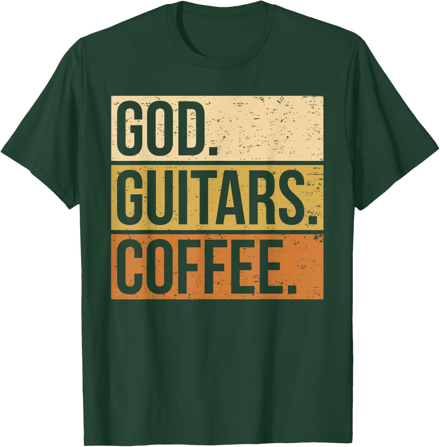 Guitar Player Guitarist I God Guitar Coffee T-Shirt - T-Shirt | Forest