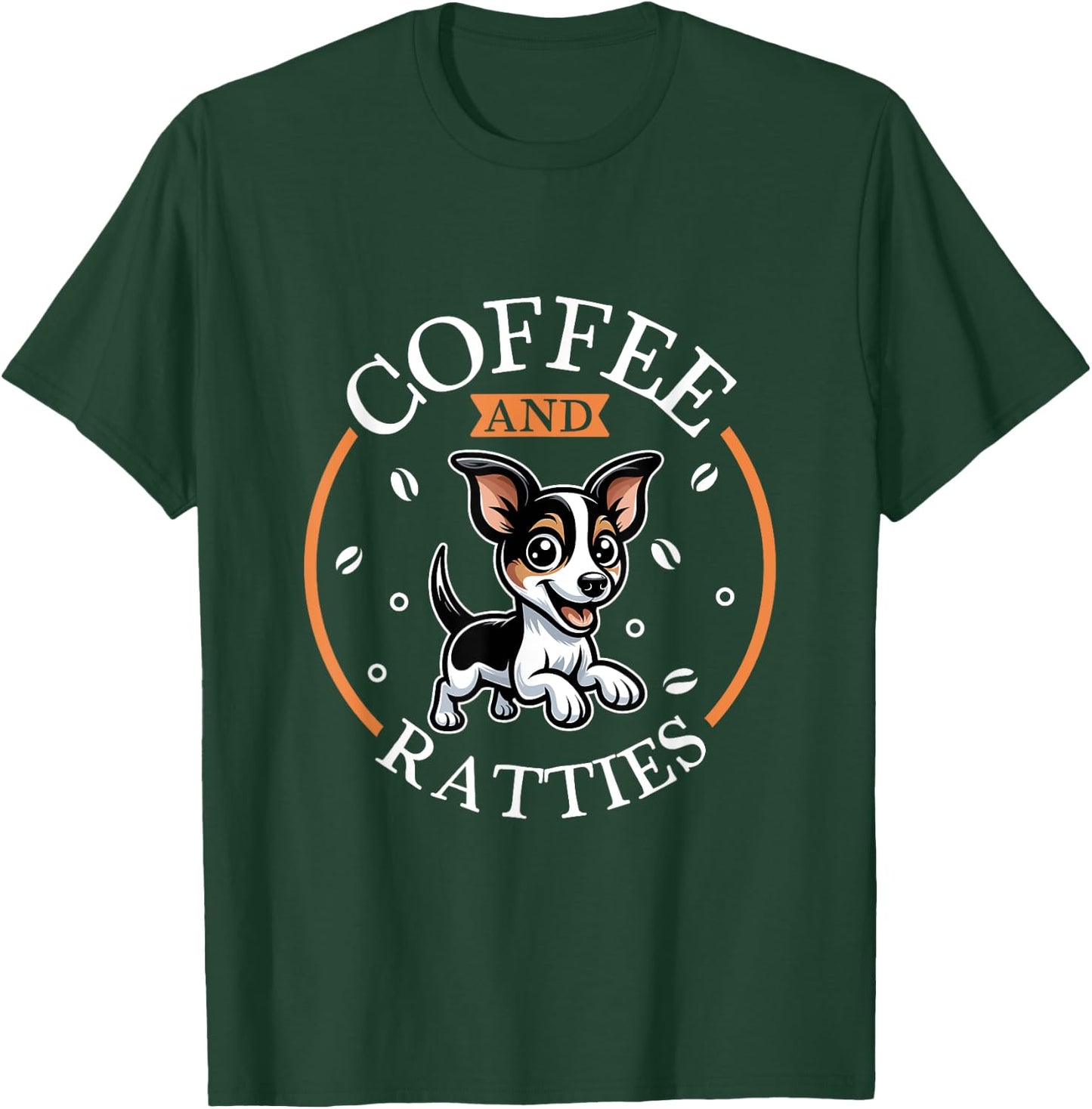 Coffee and Rat Terrier T-Shirt - T-Shirt | Forest