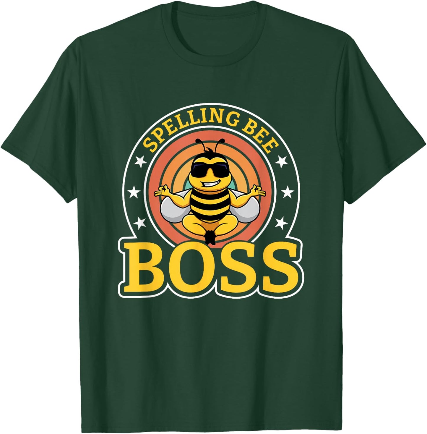 Spelling Champ School Competition Word Speller Spelling Bee T-Shirt - T-Shirt | Forest