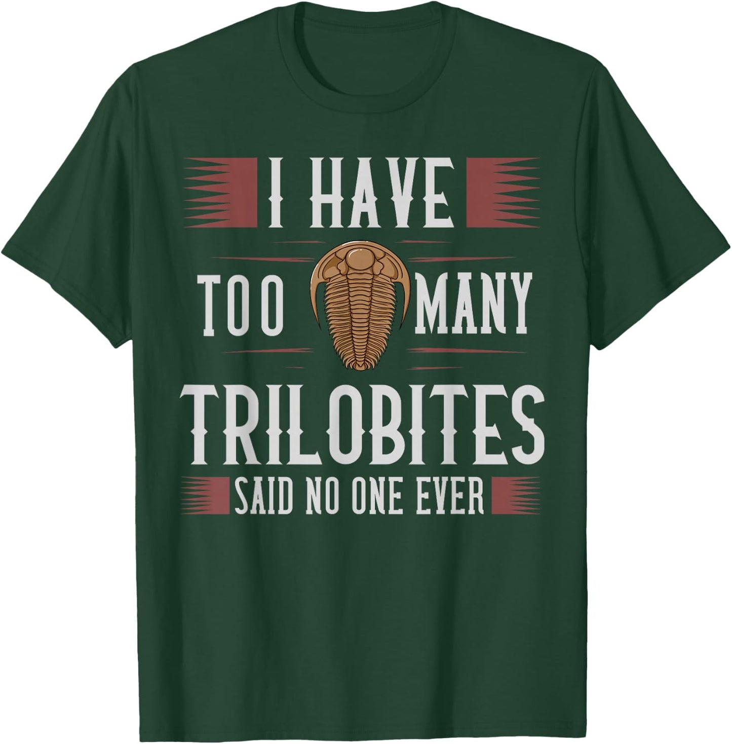 Trilobite Fossil Gift Future Paleontologist T-Shirt - T-Shirt | Forest