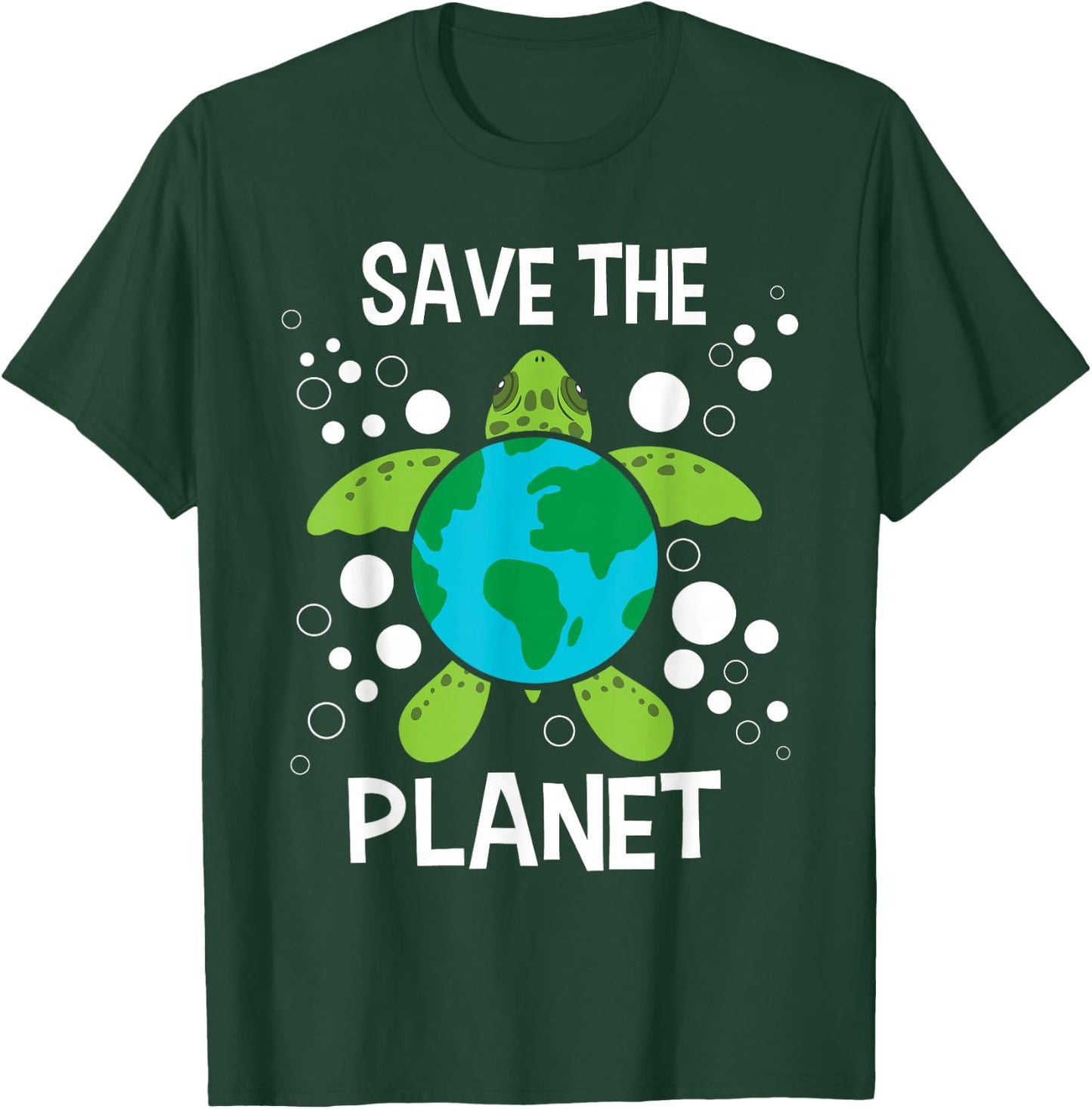 Save The Planet - Environmental Protection Earth Day Climate T-Shirt - T-Shirt | Forest