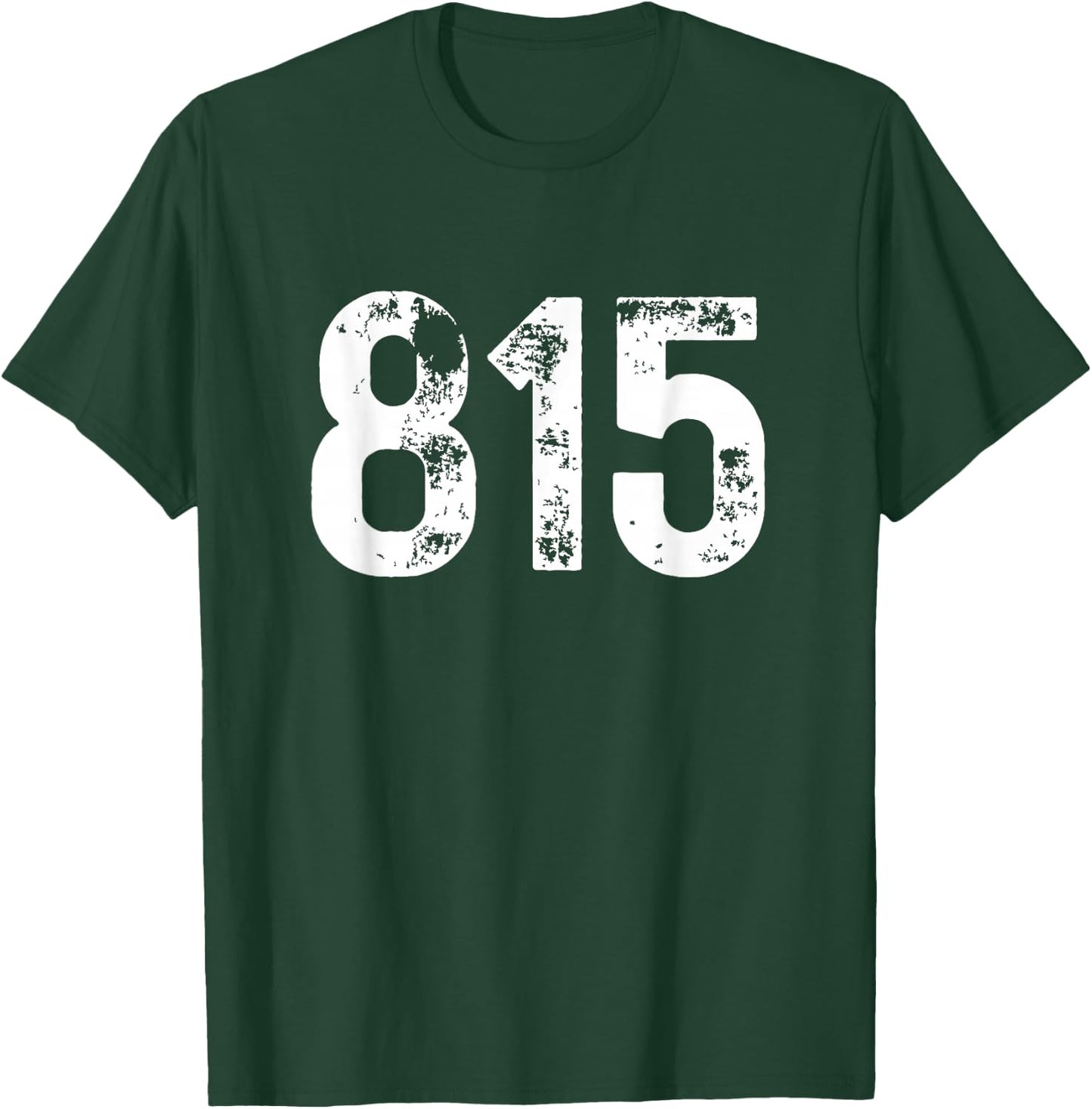 Area Code 815 Rockford Illinois IL 815 T-Shirt - T-Shirt | Forest