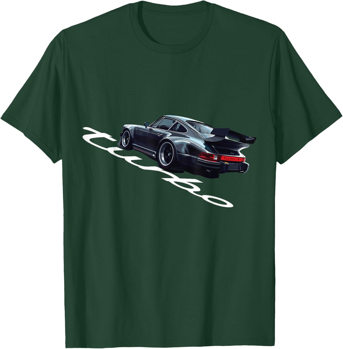 964 911 Sports Car Turbo , Black, S T-Shirt - T-Shirt | Forest