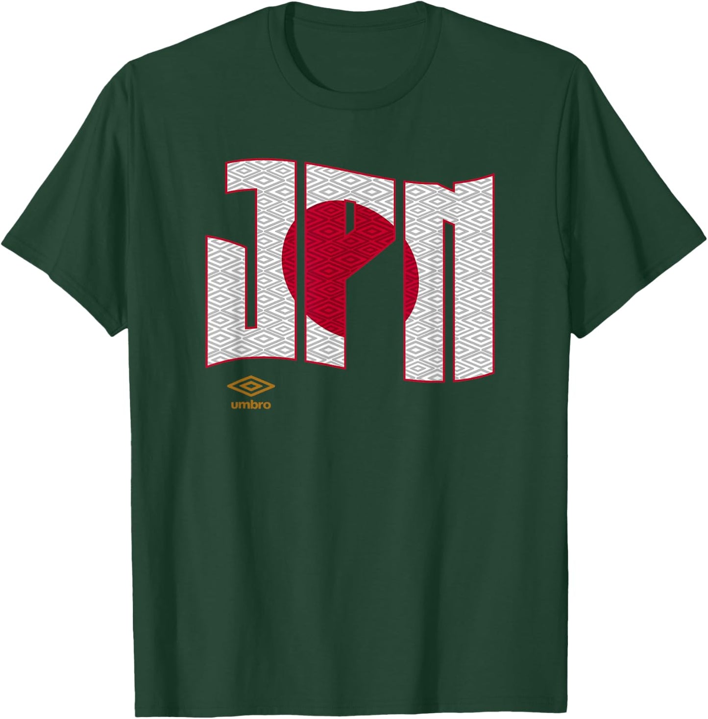Umbro International Soccer Wavy Japan Logo T-Shirt - T-Shirt | Forest