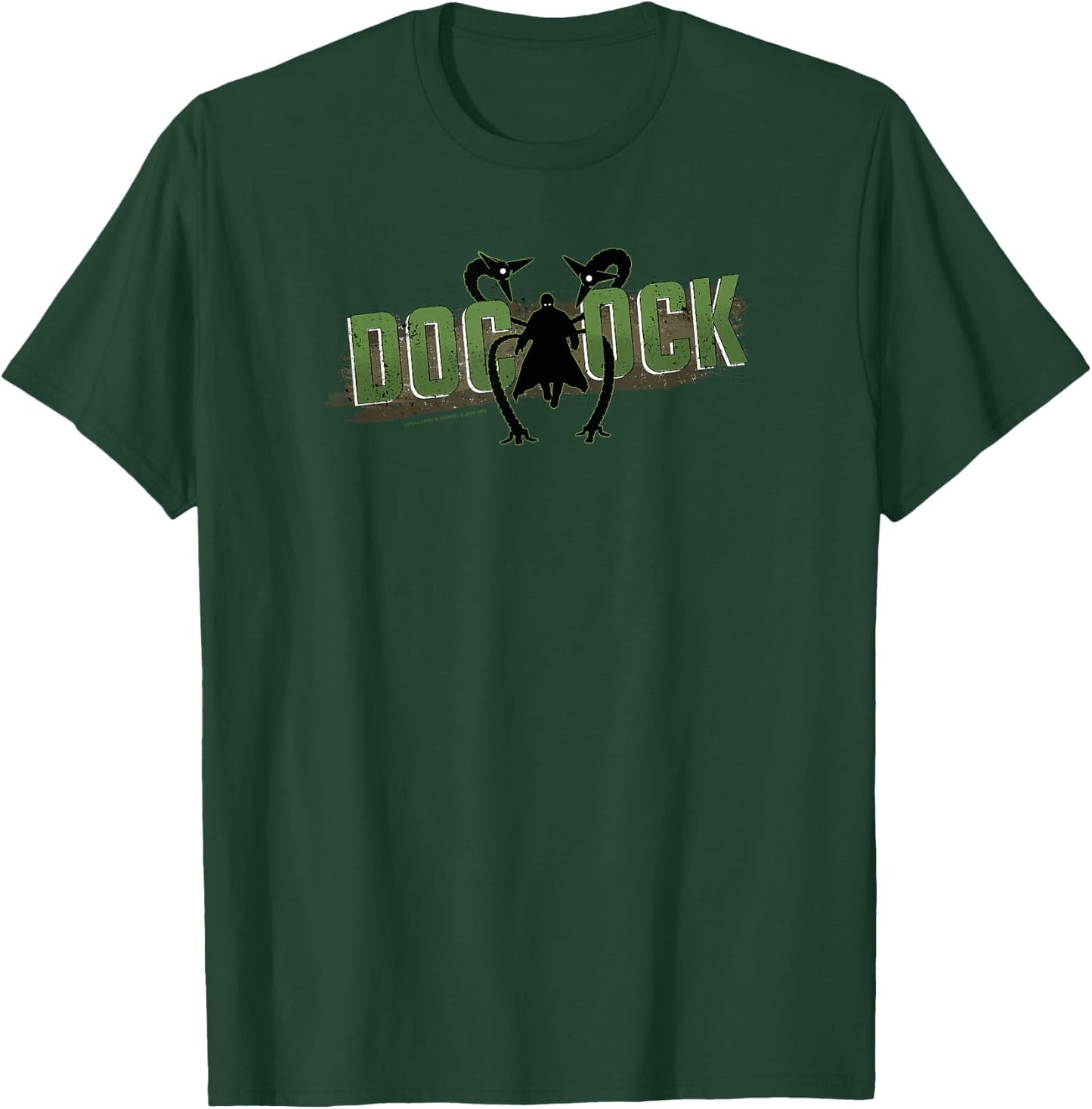 Marvel Spider-Man No Way Home Doc Ock Silhouette Logo T-Shirt - T-Shirt | Forest