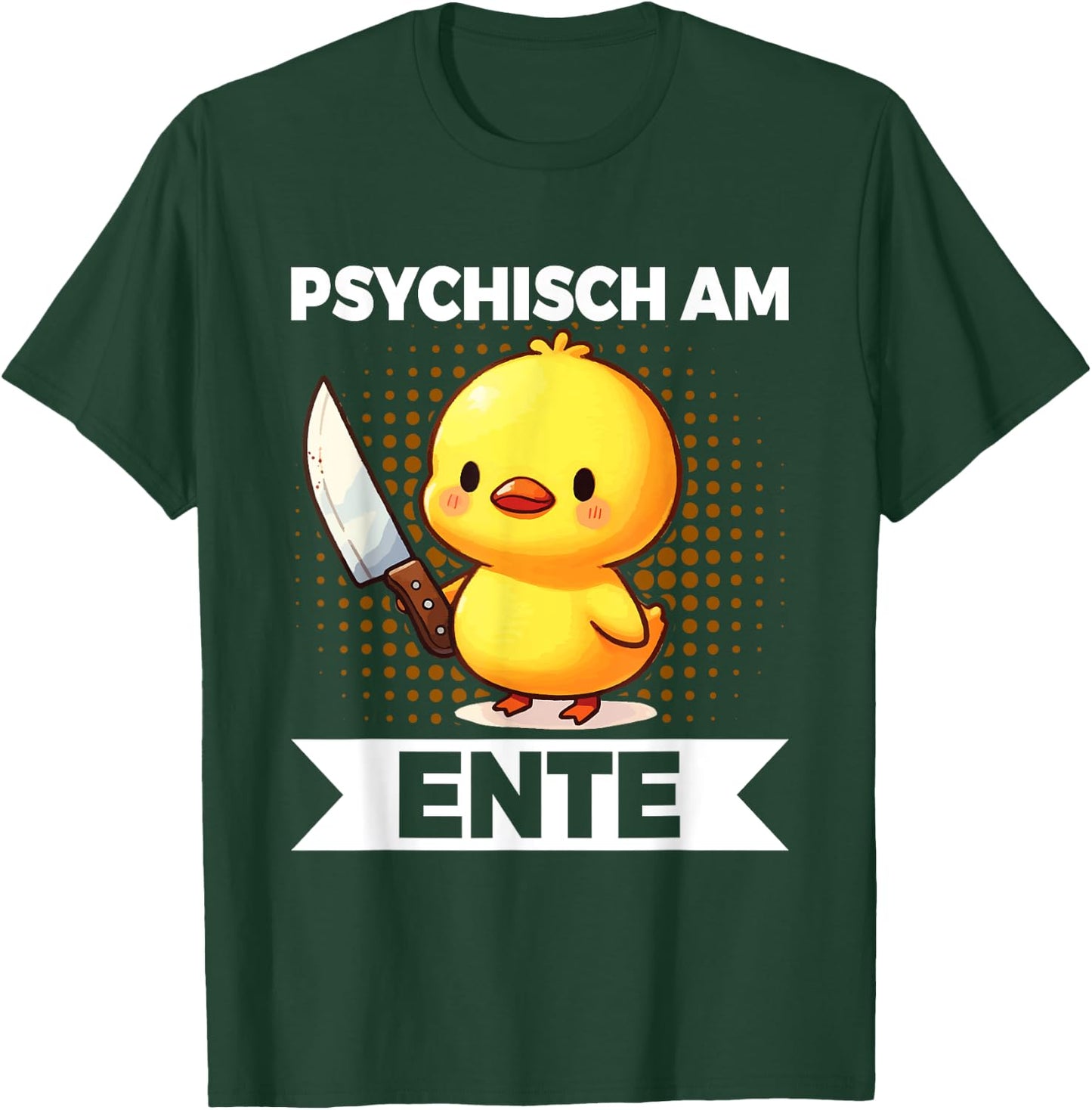 Psychisch Am Ente Funny Duck Slogan T-Shirt - T-Shirt | Forest
