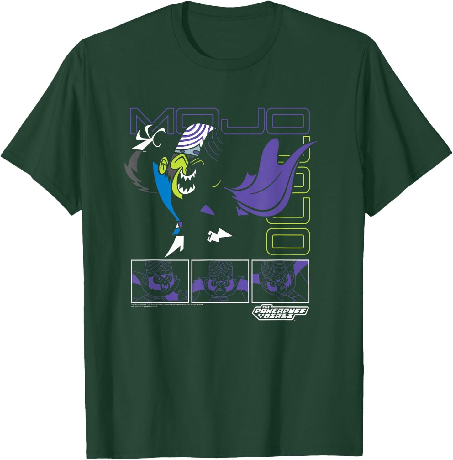 Powerpuff Girls Mojo JoJo Mad Scientist Cute Cartoon T-Shirt - T-Shirt | Forest