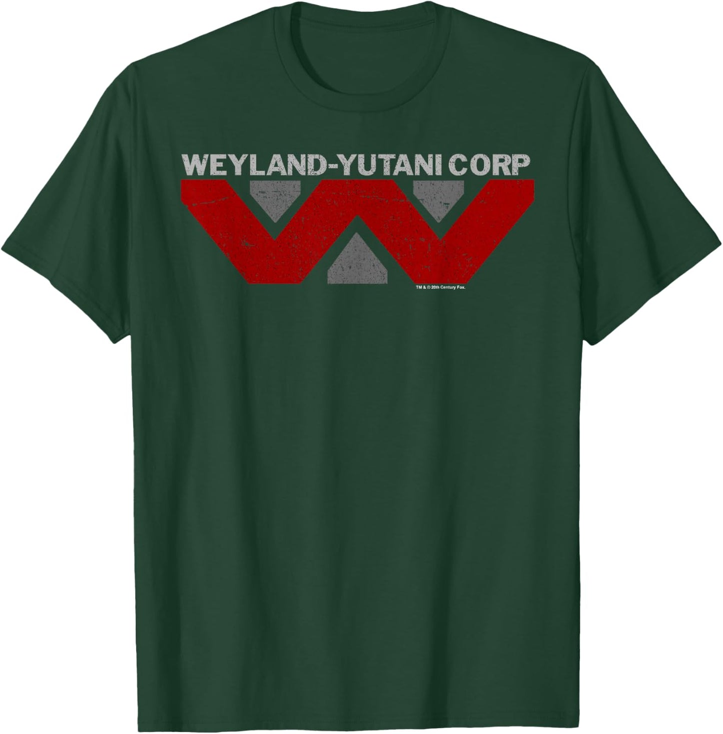 Aliens Weyland-yutani Corp Acheron Colony Chest Text Logo V2 T-Shirt - T-Shirt | Forest