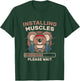 Installing Muscles Funny Gym Workout T-Shirt - T-Shirt | Forest