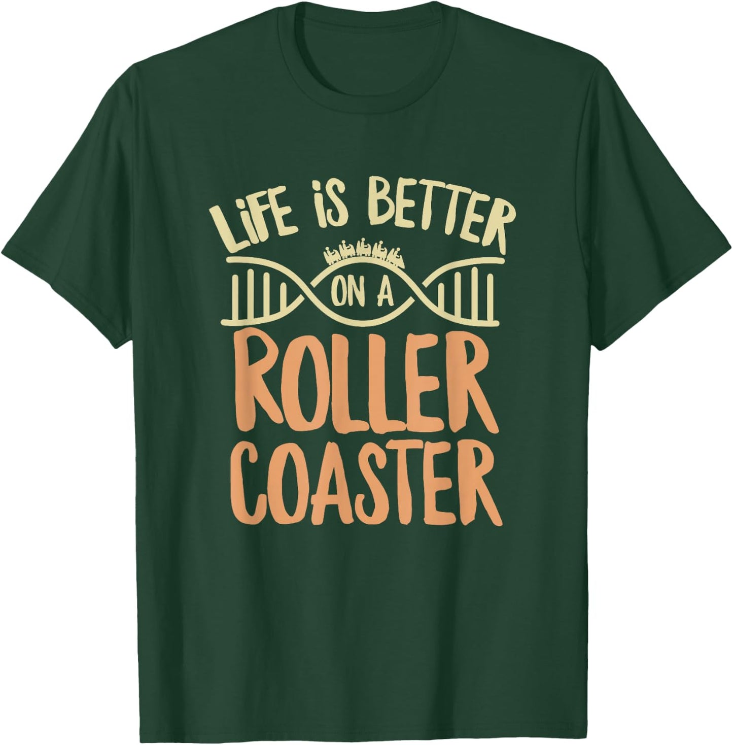 Theme Park Visit Quote for a Thrill Seeker T-Shirt - T-Shirt | Forest
