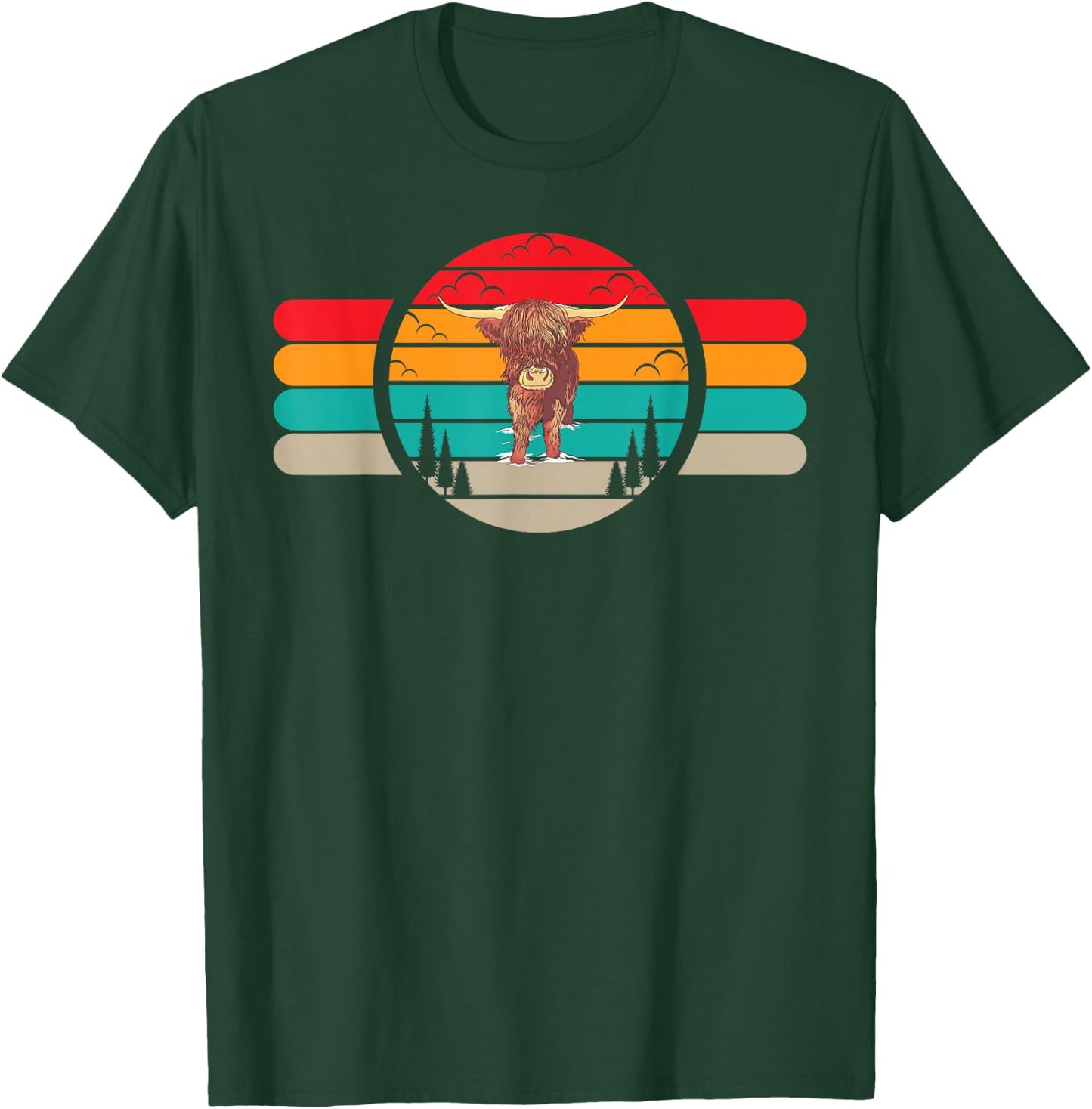 Highland Cow T-Shirt - T-Shirt | Forest