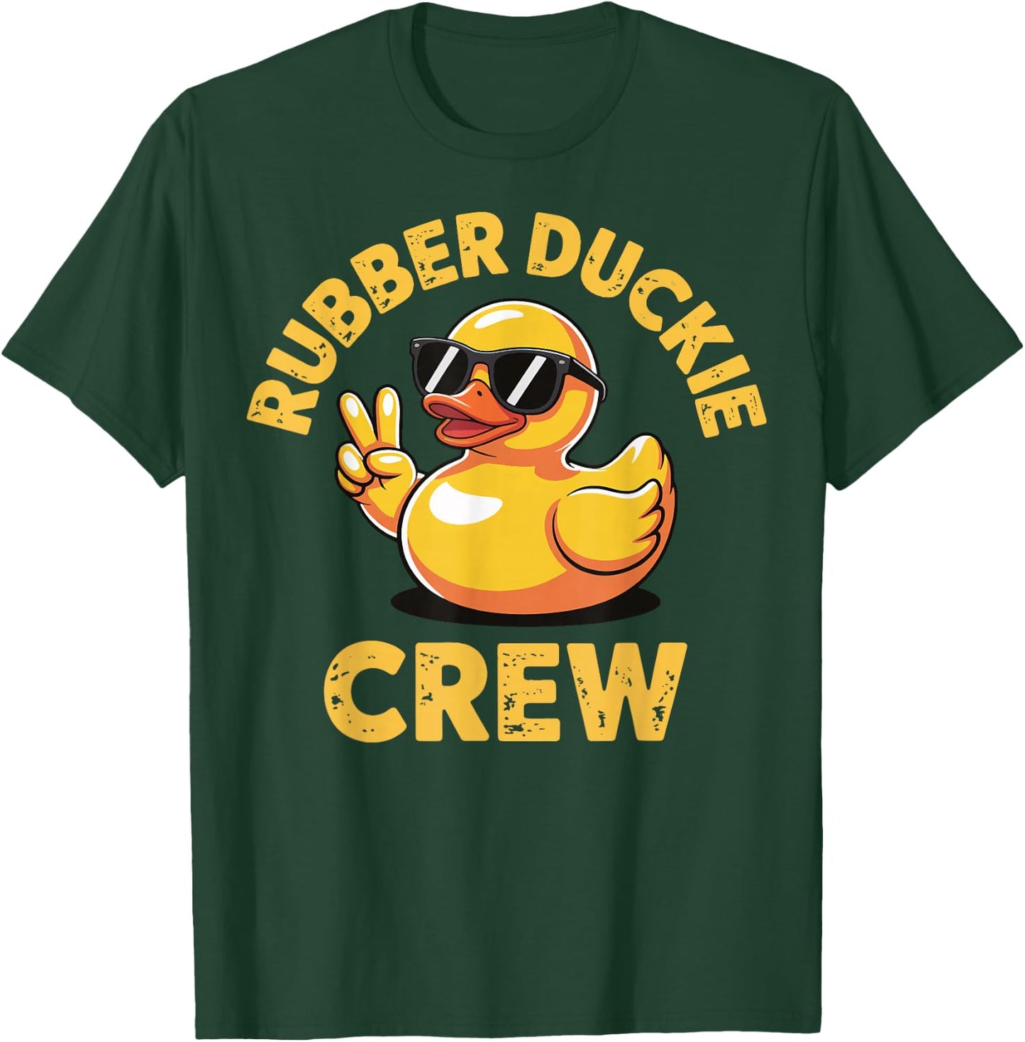 Rubber Duckie Crew T-Shirt - T-Shirt | Forest
