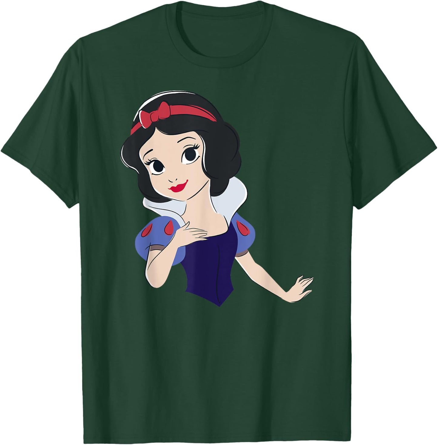 Princess Snow White Sweet , grey, S T-Shirt - T-Shirt | Forest