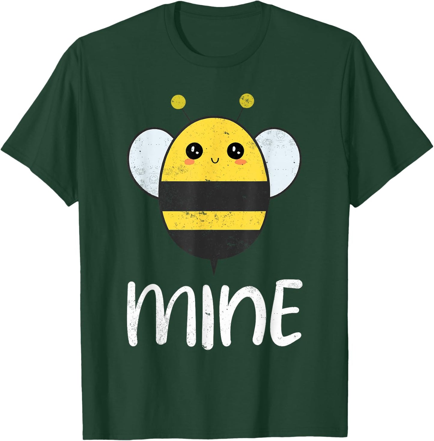 Bee Mine Cute Bees T-Shirt - T-Shirt | Forest
