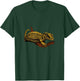 Drawing - Humphead Gecko T-Shirt - T-Shirt | Forest