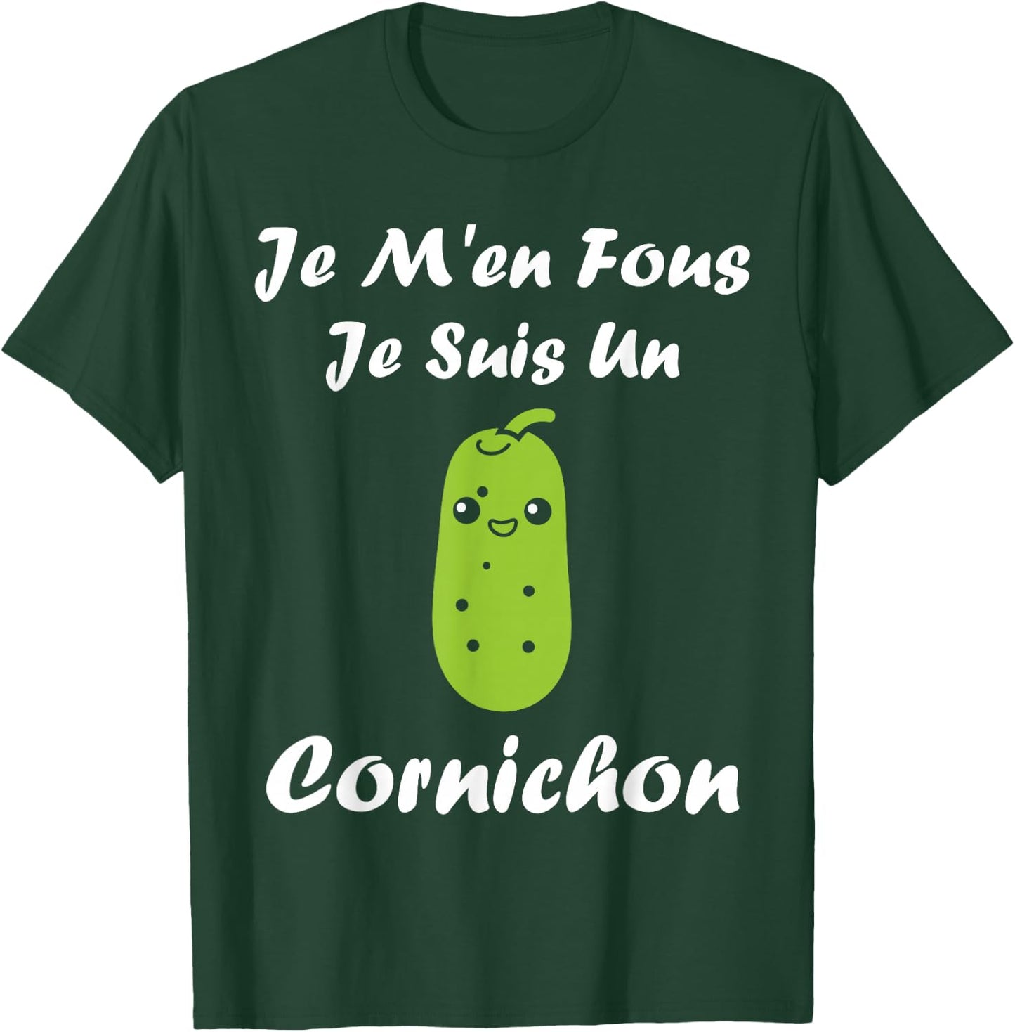 Humor Pickles Je ne Fous Je suis un Pickle , Black, S T-Shirt - T-Shirt | Forest