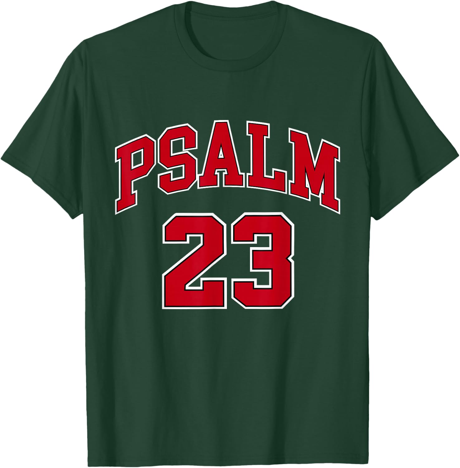 Psalm 23 Retro Sneaker Head Christian Bible Jesus T-Shirt - T-Shirt | Forest