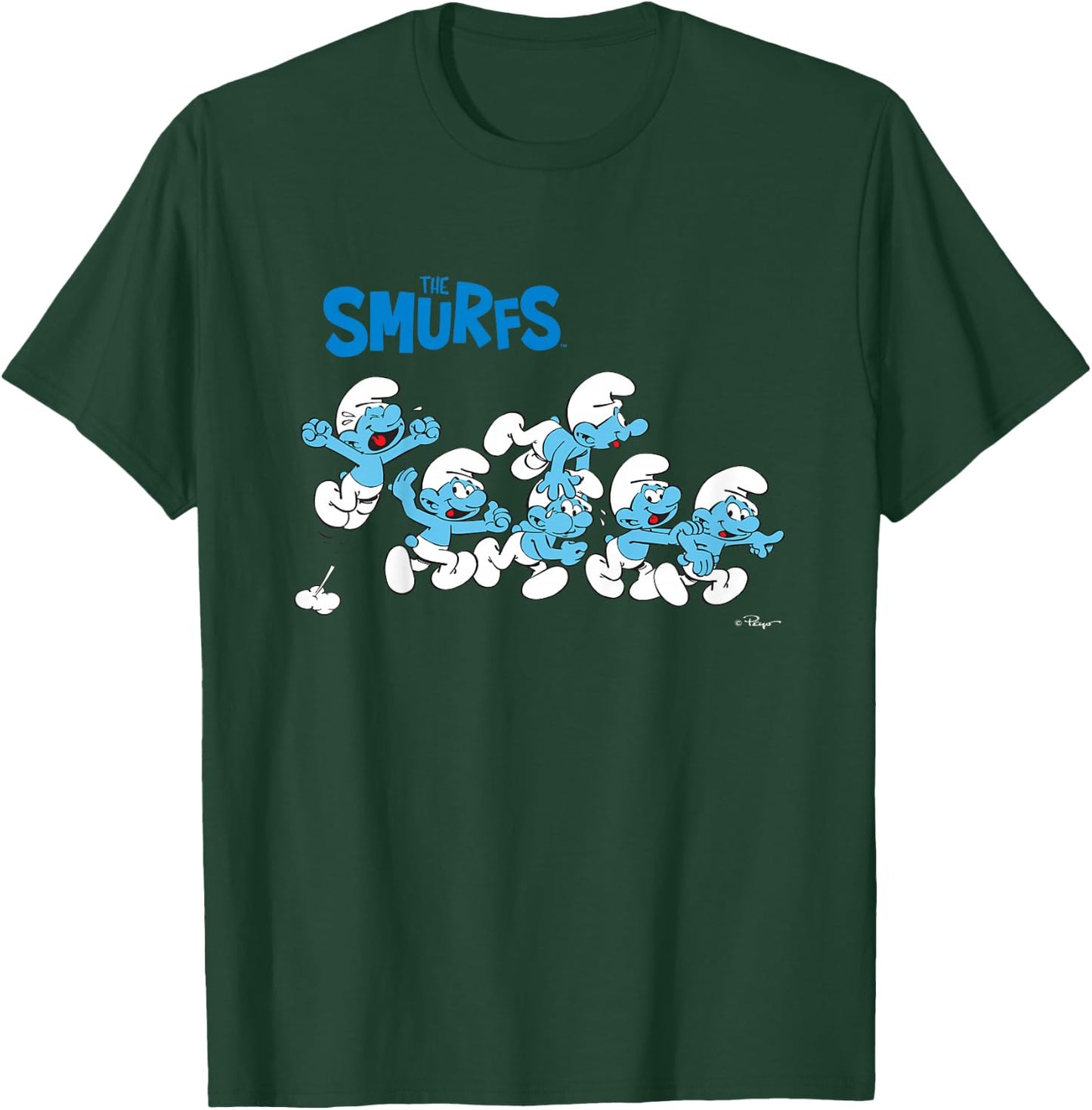 Kids The Smurfs All Excited Kids T-Shirt - T-Shirt | Forest