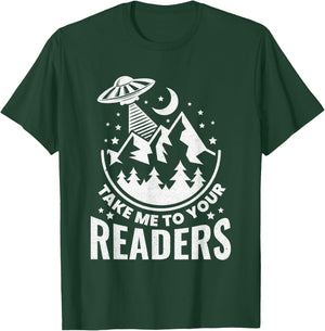 Reading Library Literature Read Books Lover Reader Gift T-Shirt - T-Shirt | Forest