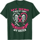 My Hero Is Now My Angel Sister Breast Cancer Awareness Shirt T-Shirt - T-Shirt | Forest