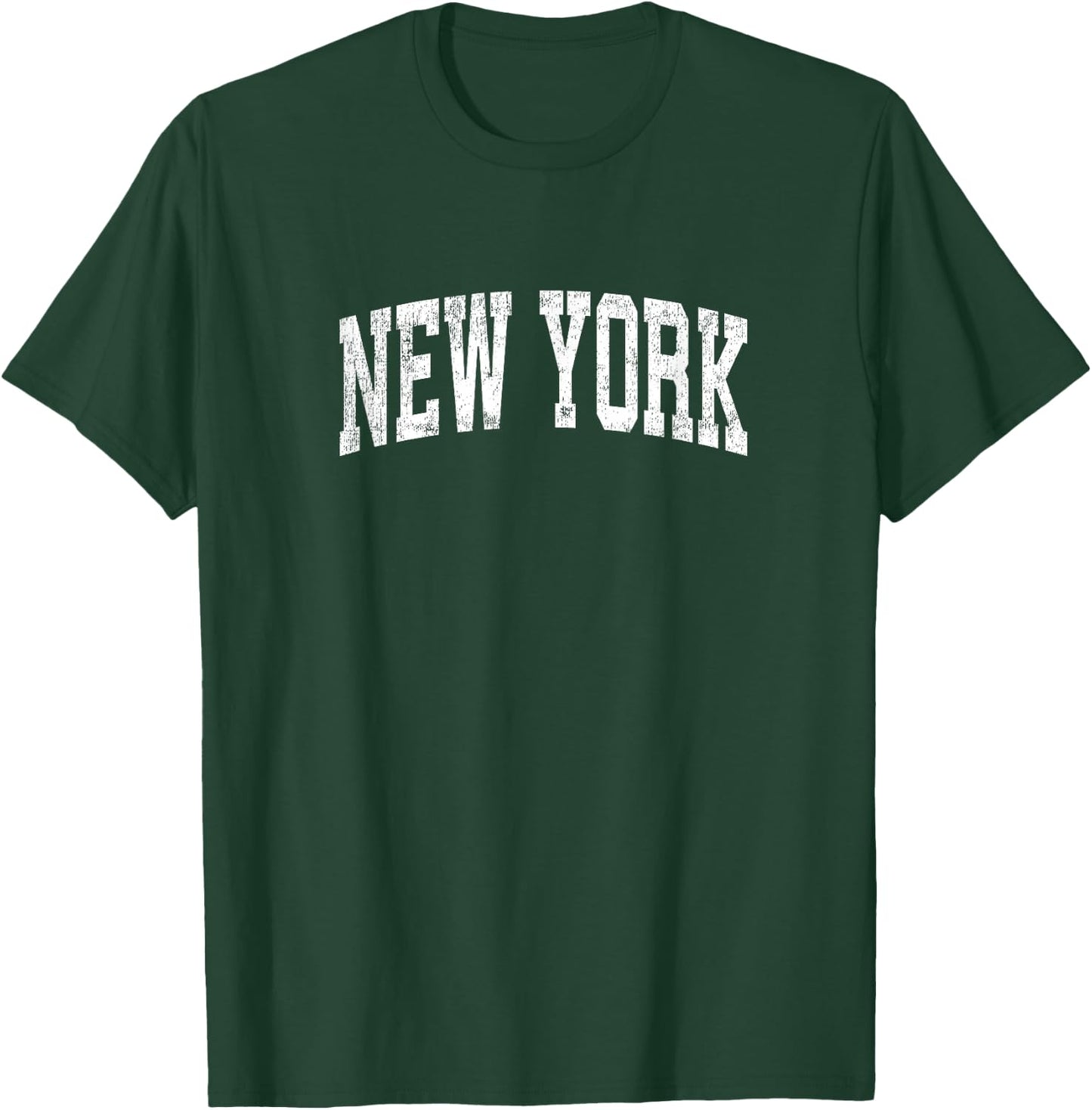 New York NY Vintage Athletic Sports Design T-Shirt - T-Shirt | Forest
