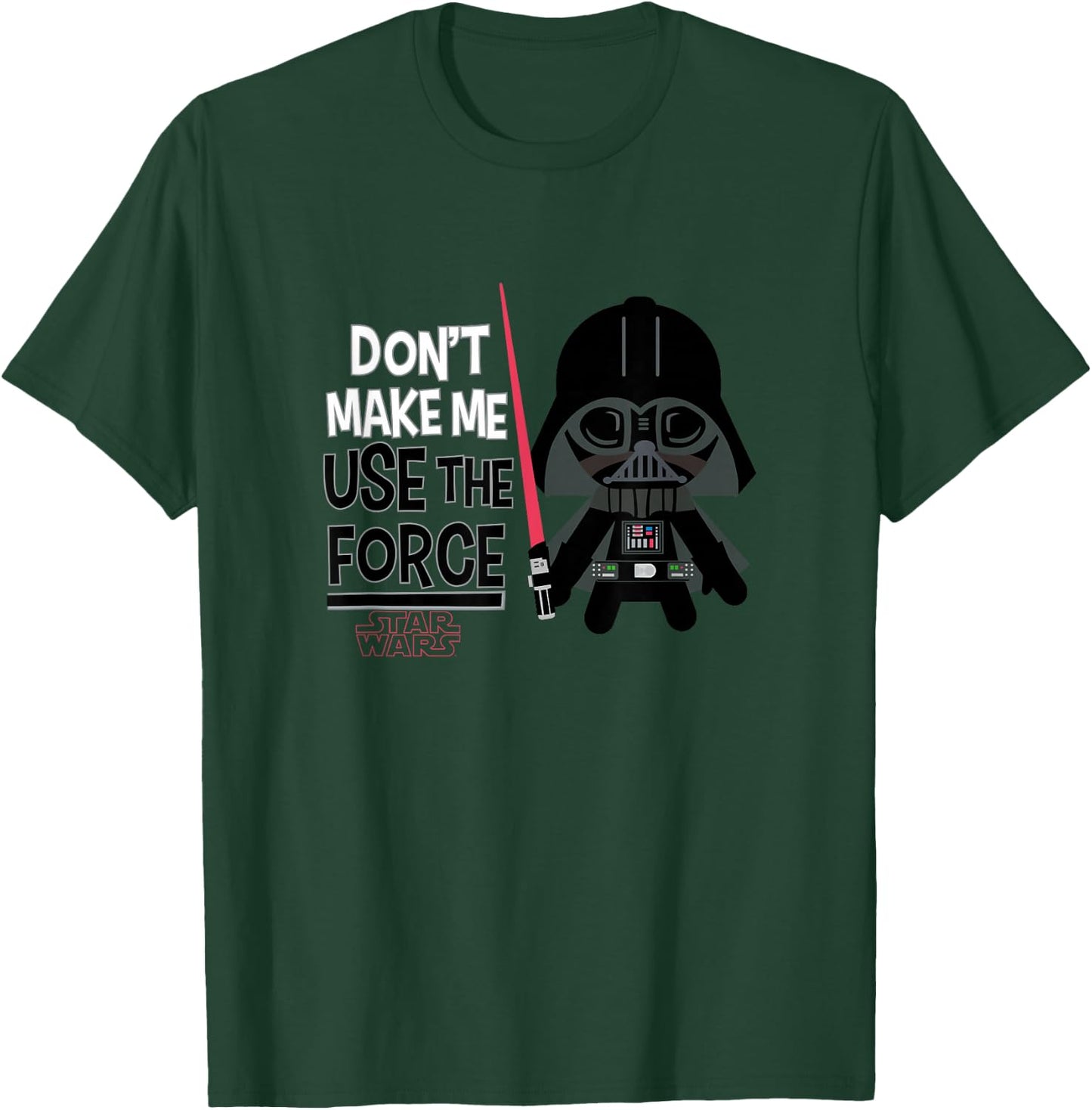 Star Wars Darth Vader Chibi Don't Make Me Use The Force Cute T-Shirt - T-Shirt | Forest
