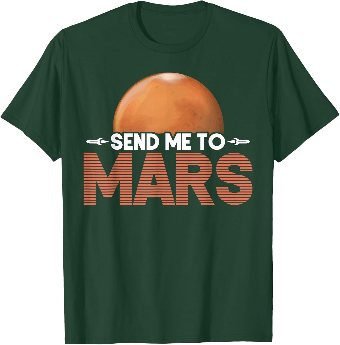 Mars Planet Martian T-Shirt - T-Shirt | Forest