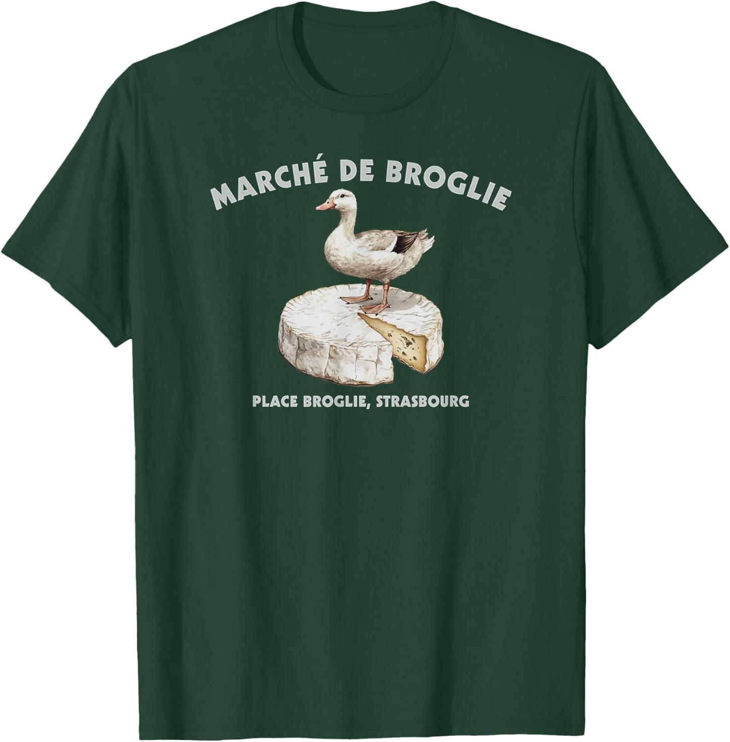 Strasbourg France Marche de Broglie Market French Souvenir T-Shirt - T-Shirt | Forest