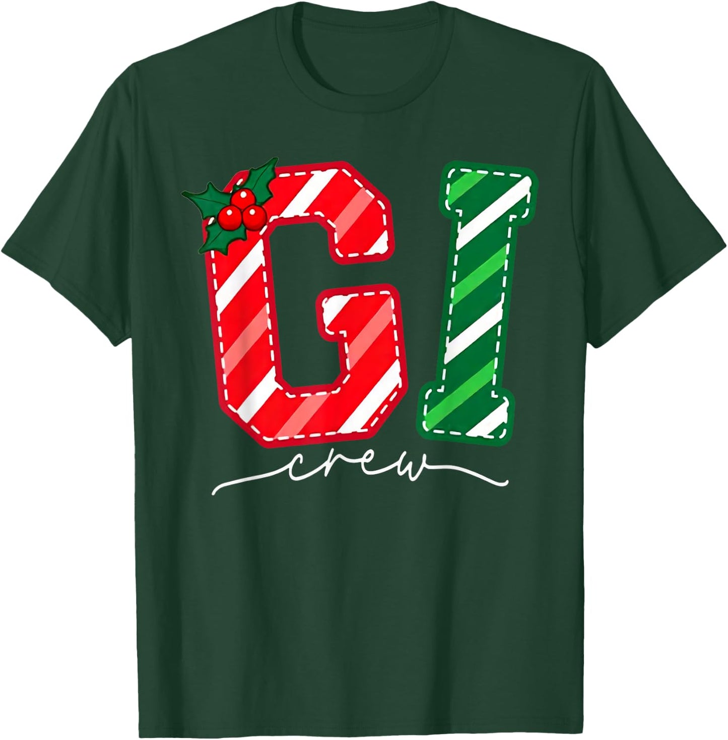 GI Crew Gastroenterology Nurse Endoscopy Tech Christmas T-Shirt - T-Shirt | Forest