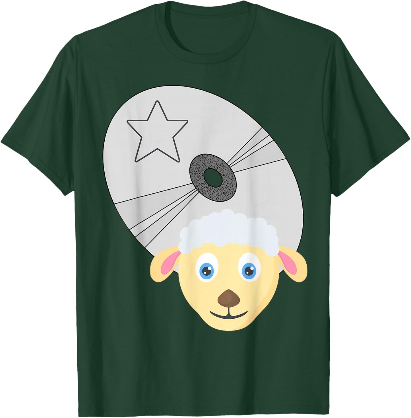 Funny cd vintage lamb T-Shirt - T-Shirt | Forest