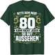 80th Birthday Please No Envy 80th Birthday , black T-Shirt - T-Shirt | Forest
