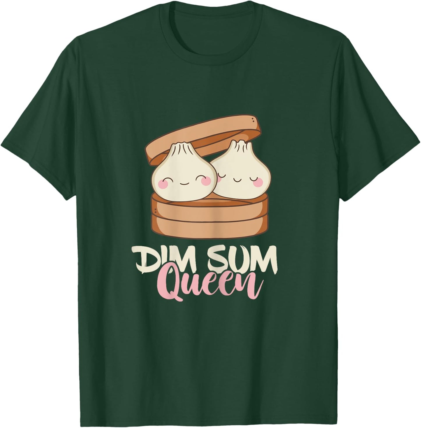 Dim Sum Queen Dumplings Foodie Dumpling Lover Asian Food T-Shirt - T-Shirt | Forest