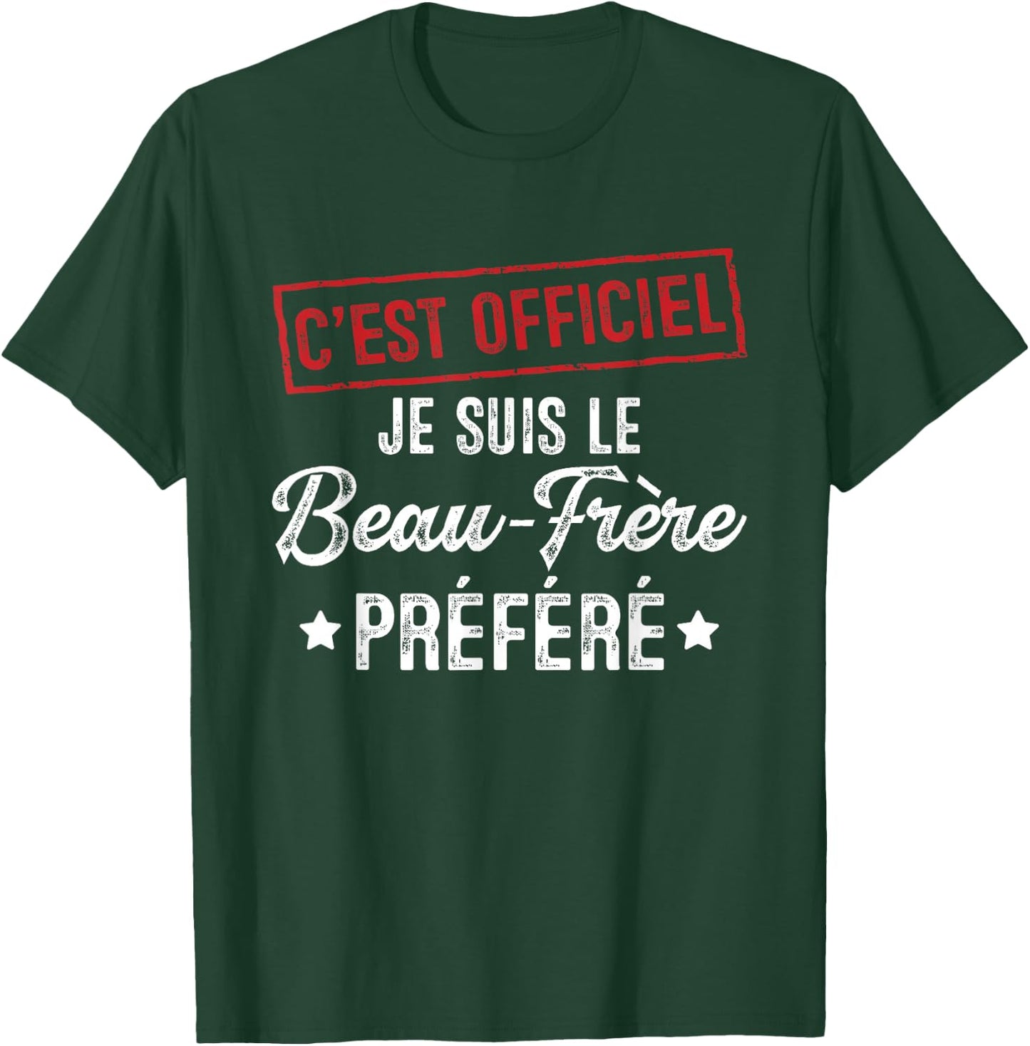It's official, I'm the favorite brother-in-law , Black, S T-Shirt - T-Shirt | Forest