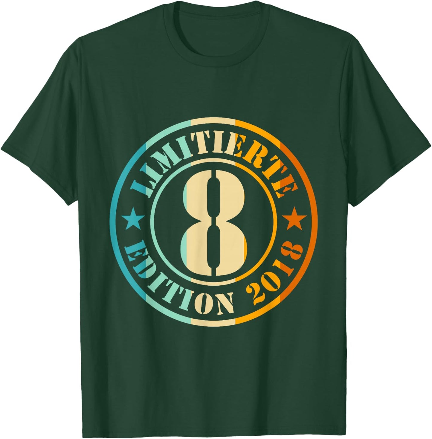 8. Geburtstag Junge Mädchen Limited Edition 2012 Jahre T-Shirt - T-Shirt | Forest