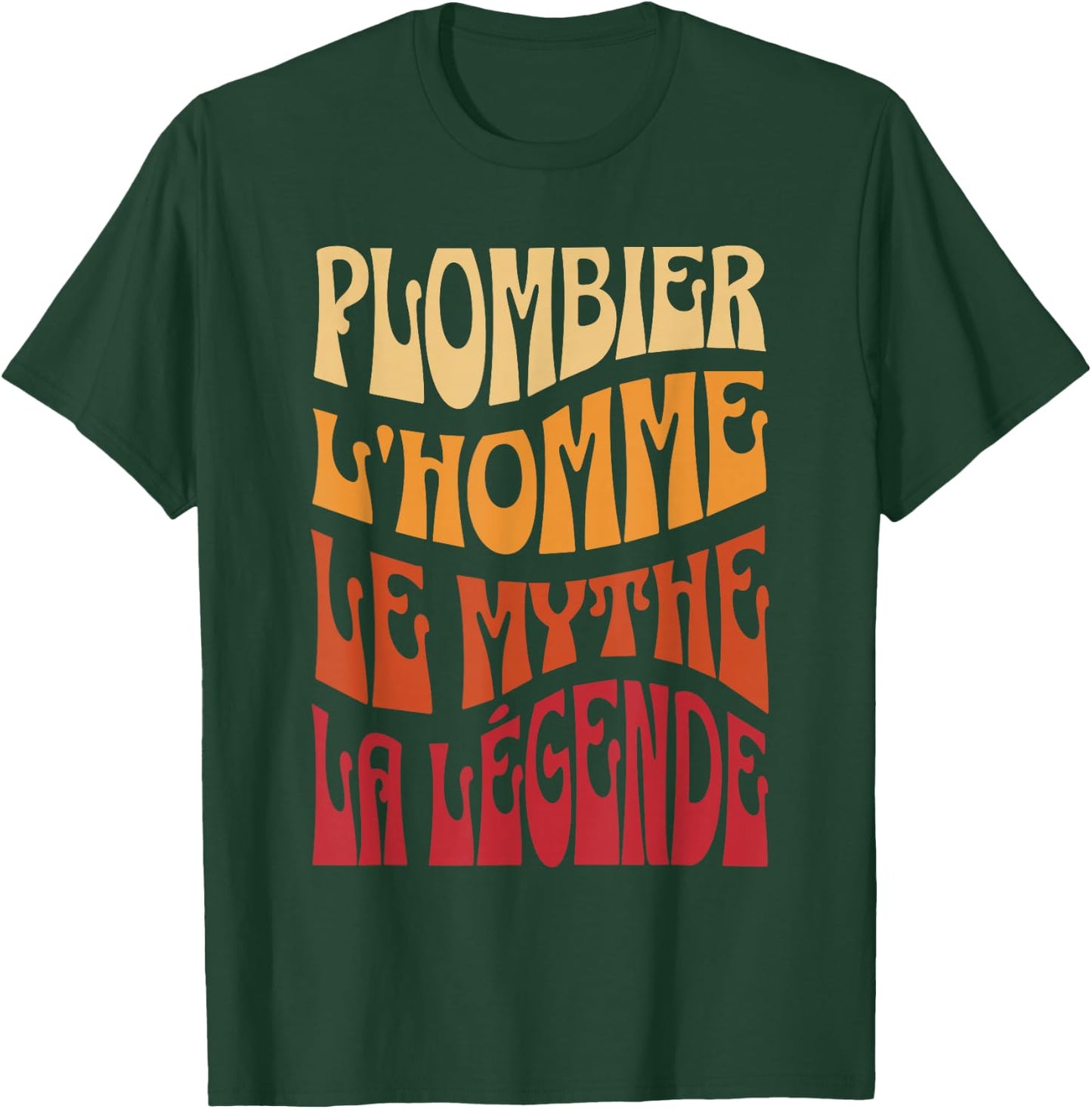 Plumber Humor Gift Plumber Heating Man , Black, S T-Shirt - T-Shirt | Forest