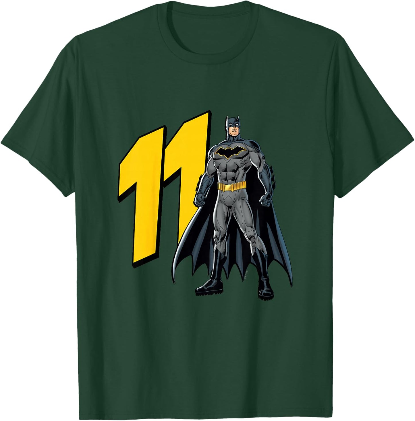 Kids Batman Super Hero 11th Birthday T-Shirt - T-Shirt | Forest