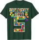 Cute 5th Birthday Gift 5 Years Old Block Building Boys Kids T-Shirt - T-Shirt | Forest