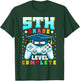 5th Grade Level Complete 5th Grade Graduation Gamers Kids T-Shirt - T-Shirt | Forest