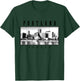 Portland Oregon Vintage Skyline USA America Souvenir T-Shirt - T-Shirt | Forest