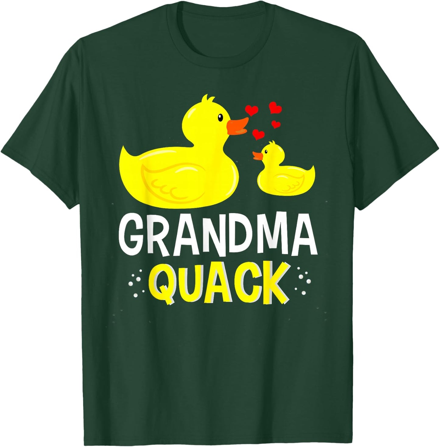 Grandma Quack Yellow Duck Baby Shower For Grandma Funny T-Shirt - T-Shirt | Forest