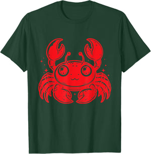 Coastal Charm: Red Crab T-Shirt - T-Shirt | Forest