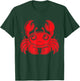 Coastal Charm: Red Crab T-Shirt - T-Shirt | Forest
