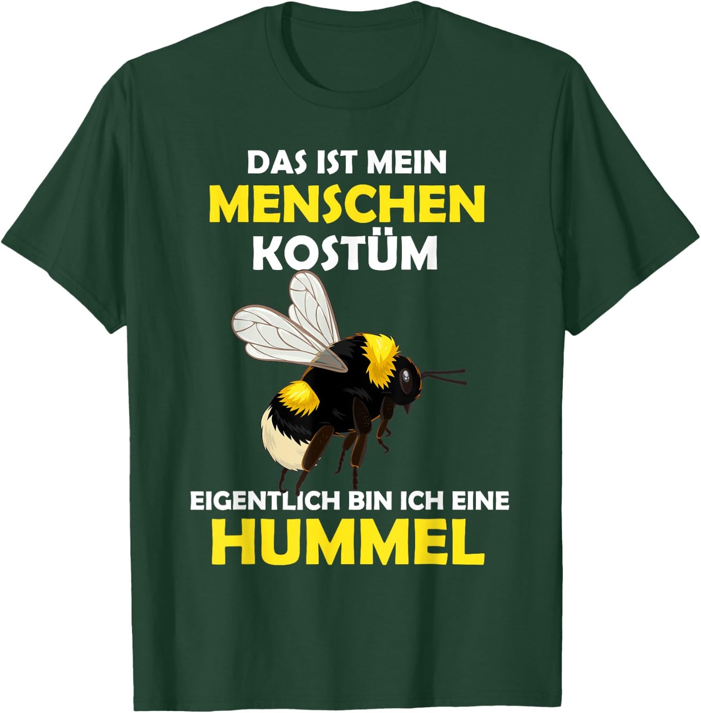 Hummel Carnival Costume Helau Fancy Dress Human Costume , black T-Shirt - T-Shirt | Forest